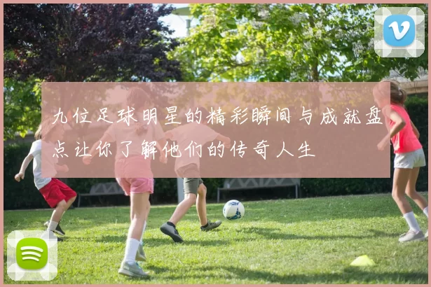 九位足球明星的精彩瞬间与成就盘点让你了解他们的传奇人生