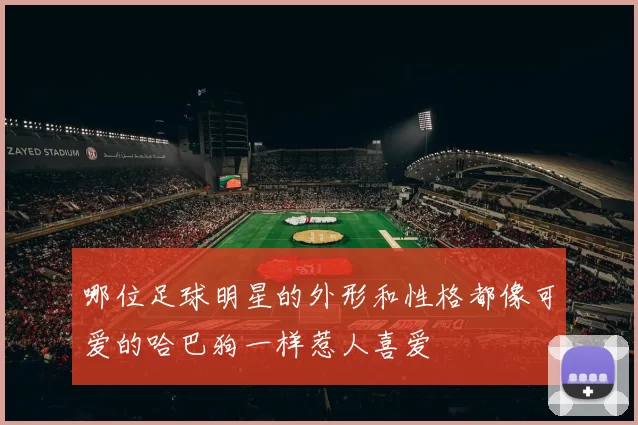 哪位足球明星的外形和性格都像可爱的哈巴狗一样惹人喜爱