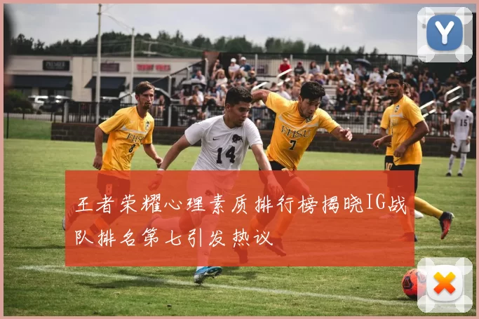 王者荣耀心理素质排行榜揭晓IG战队排名第七引发热议